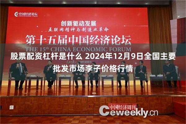 股票配资杠杆是什么 2024年12月9日全国主要批发市场李子价格行情