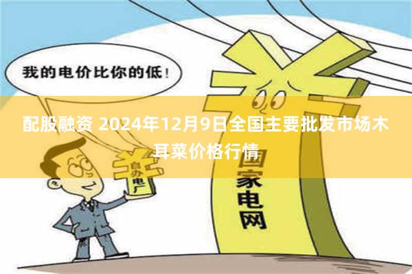 配股融资 2024年12月9日全国主要批发市场木耳菜价格行情